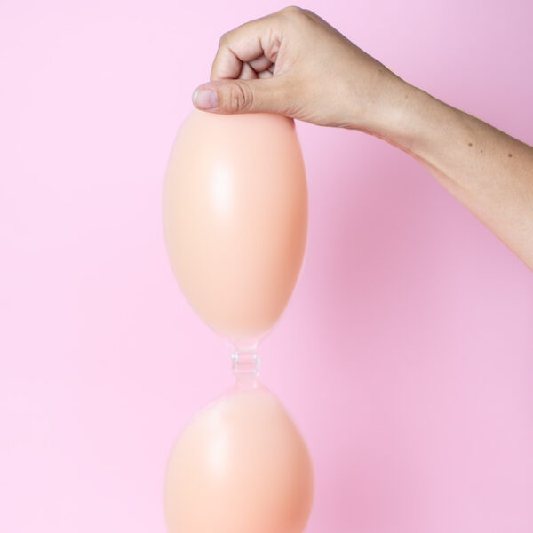 Liquid silicone bra with gel - Image 2