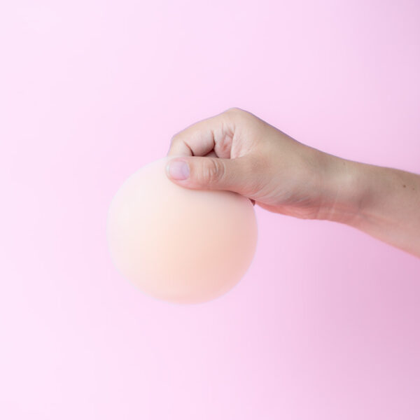 Nipple cover with glue matte silicon